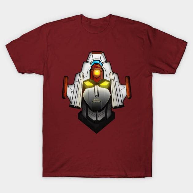 Daimos Mech Bust T-Shirt by KeithKarloff